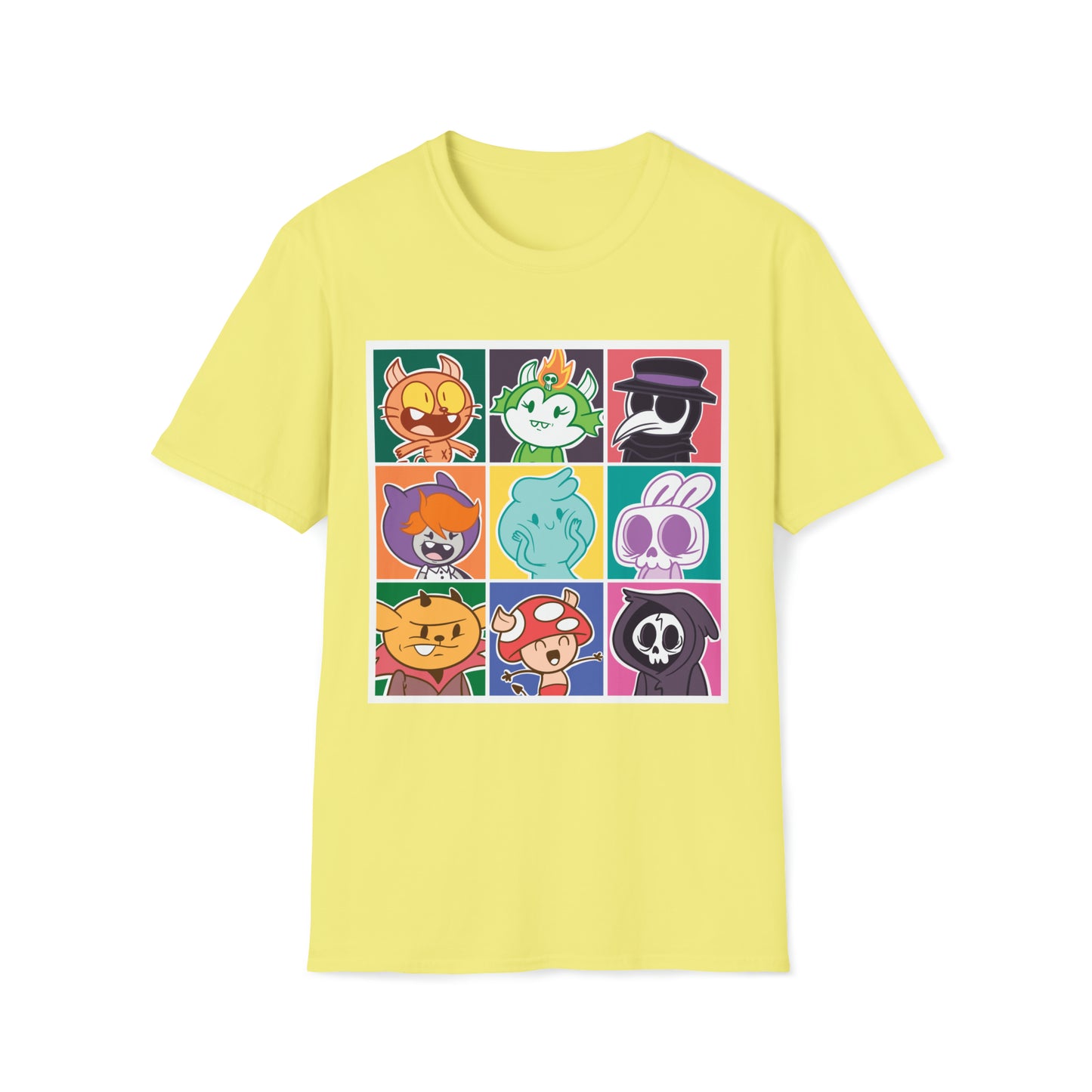 Positively Ghostly Group - Unisex Softstyle T-Shirt